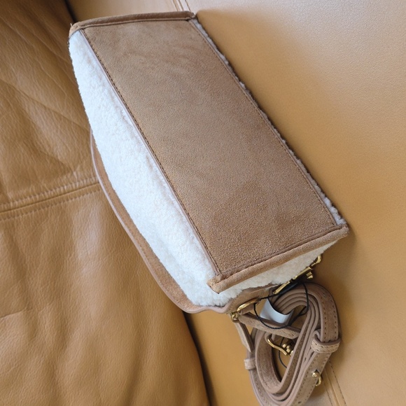 Zara Cream and Tan Satchel Bag - Picture 11 of 15